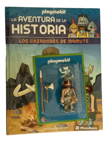 Libro Playmobil Los Cazadores De Mamuts Con Figura