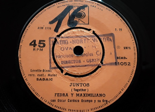 Single Fedra Y Maximiliano - Juntos