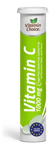 Vitamin Choice Vitamina C 1000 Mg Sabor Limón 20 Tabletas