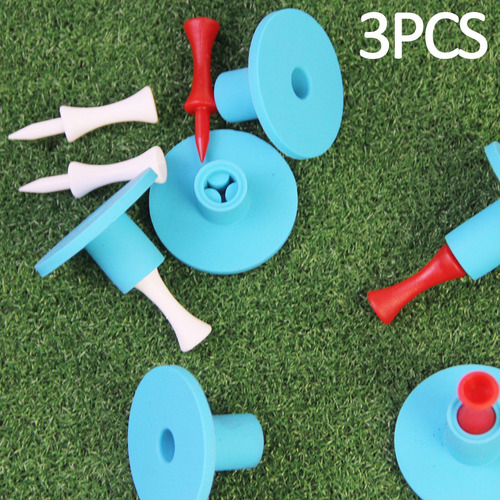 3 Soporte En T Para Golf, Soporte Para Pelota De Golf, Rojo