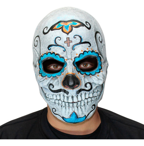 Máscara Catrin Skull 50017 Halloween Color Multicolor