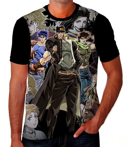 Camiseta Camisa Jojo Bizarre Adventure Série Mangá Anime 14