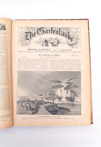 Die Gartenlaube, Periódico Alemán, Siglo Xix (Usado)