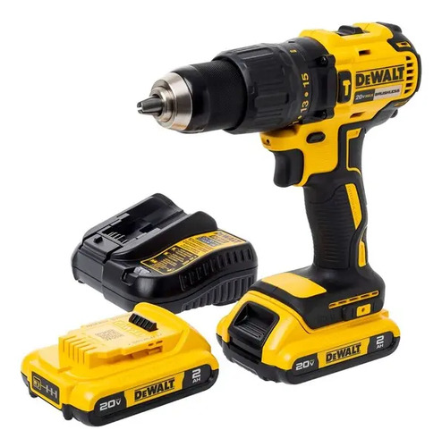 Parafusadeira e Furadeira de Impacto 13mm 20V - DEWALT - DCD7781D2 - Com 2 Baterias, Carregador e Maleta