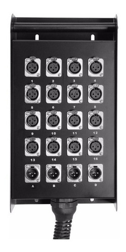 Pachera 20 Canales Adam Hall K20c30 Manguera Sonido 30 Mts