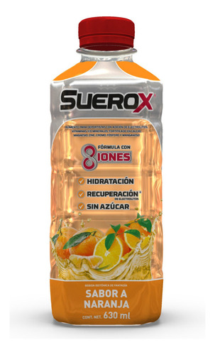 Suerox Bebida Hidratante Sabor Naranja 600ml