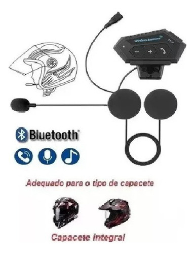 Auriculares Bluetooth para casco de moto