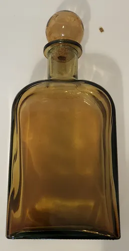 Botella Grande De Vidrio 100% Reciclado 45x19x10,5cm