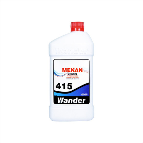 Aceite Corte Soluble Mineral Industrial Wander X 1 Lt