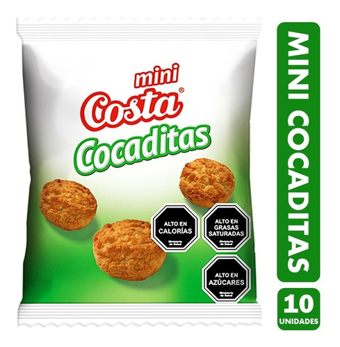 Galletas Cocaditas De Costa, Para Colación (pack De 10 Uni).
