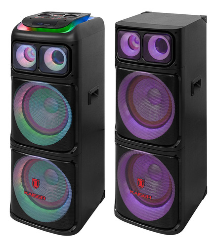 Bafle Doble Activo/pasivo Kaiser 2x12 PuLG/20,200w, Kds-1202