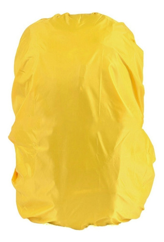 Cubierta Funda Impermeable Para Mochila Color Amarillo Diseño De La Tela Poliéster