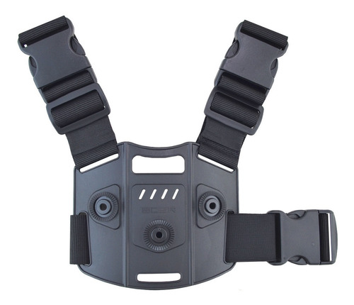 Imagen 6 de 7 de Kit Táctico Boer Muslera+funda Pistolera Nivel 2 Glock 19