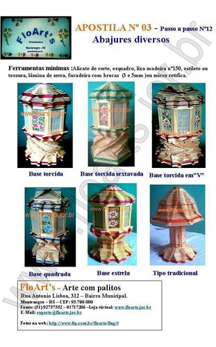 Apostilas Passo A Passo De Artesanatos Com Palitos De Picolé