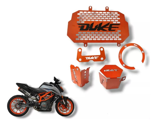 Kit De Embellecedores Para Ktm Duke 200, 250, 390 (5 Piezas)