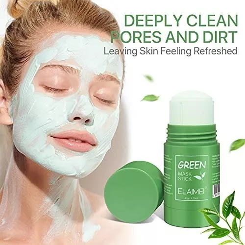 Green Mask Stick Puntos Negros, Kaluofan 2PCS Green Mask Stick, Mascarilla Puntos  Negros, Limpiador Puntos Negros, Mascarilla Te verde, Regular el Equilibrio  Aceite Agua y Nutrir la Piel. : : Belleza