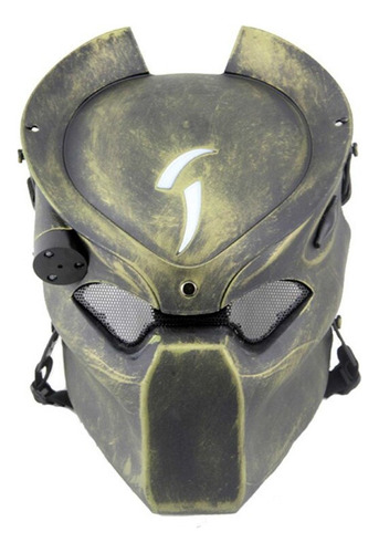 Máscara De Lobo Solitario Con Lámpara Alien Vs Predator Para