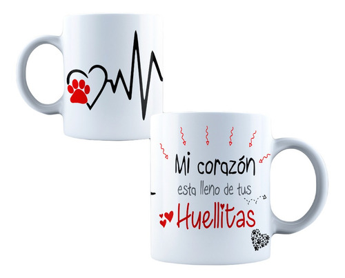 Taza Huellitas Mascotas