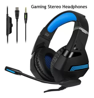 Headset Pro Gamer High Perfomance A2 Negro Y Azul