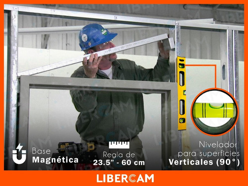 Imagen 6 de 10 de Nivel De Burbuja Nivel De Mano 3 Burbujas Tubular Regla