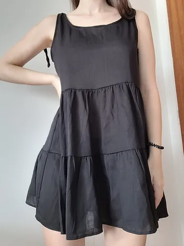 Vestido Dia Para Atar Corto