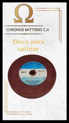 Disco Para Satinar