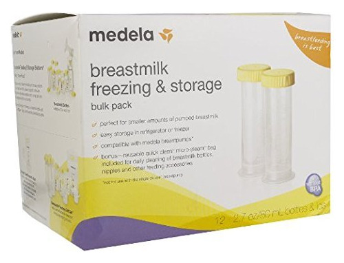 Medela Paquete De 24 Congeladores De Leche Materna, Botellas