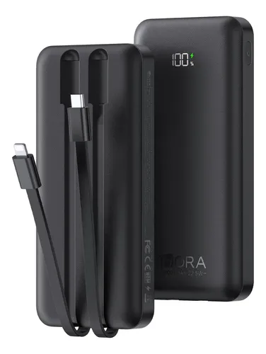 Power Bank 1Hora con Carga Rápida 22.5W y 10000mAh para iPhone y Samsung