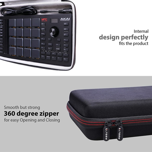 Estuche Rígido De Eva Para Akai Professional Mpc Mid...