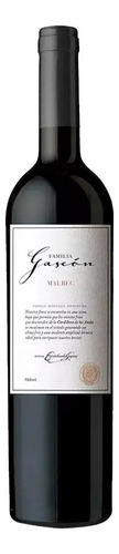 Vino Familia Gascón Malbec 750 Ml X 6 Unidades