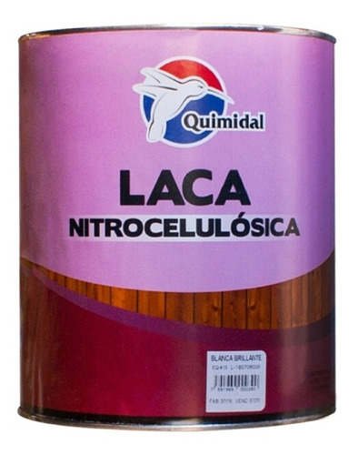 Laca Blanco Mate 1/4 Galon Nitrocelulosica