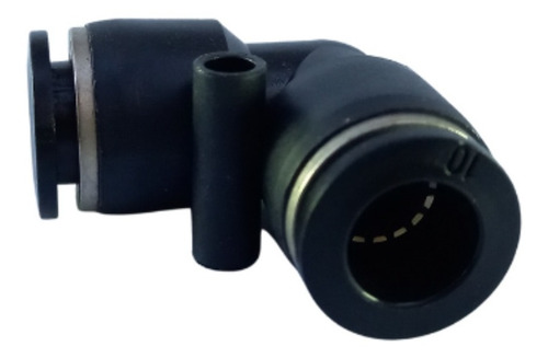 Imagen 2 de 4 de Conector Unión Acople Rápido Codo Tubo 10mm Aire Comprimido