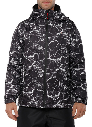 Campera Montagne Hombre Outdoor Abrigo Urbano Ski Capucha