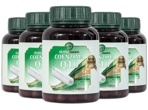 Suplemento Em Cápsula Coenzima Q10 Kit 5un