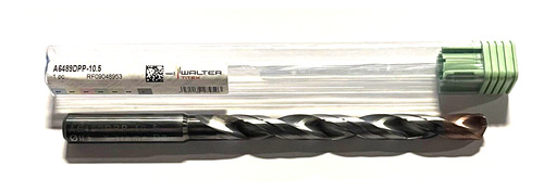 Walter-titex 10.5mm Solid Carbide Drill 8xd High Perform Ssf