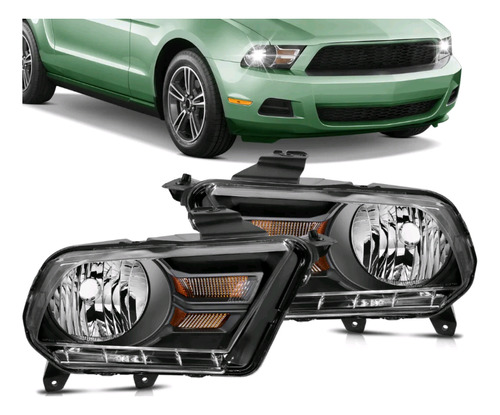 2010 2011 2012 2013 2014 Mustang Faros Delanteros 