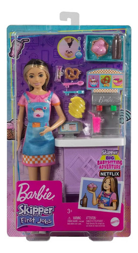 Mattel Barbie Skipper Barra De Botanas Hkd79