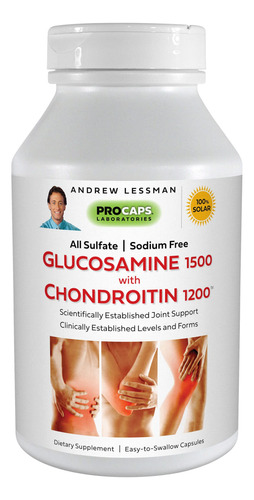Andrew Lessman Glucosamina 1500 Condroitina 1200  600 Cpsula