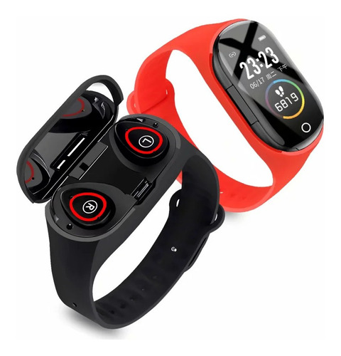 Pulsera Inteligente M1 Bluetooth Auricular 5.0 2 En 1