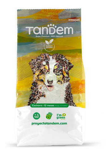 Imagen 1 de 2 de Tandem Super Premium Perro Cachorro 18 Kg Racionya