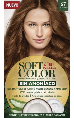 Tinte Soft Color Wella Sin Amoniaco Tono 67