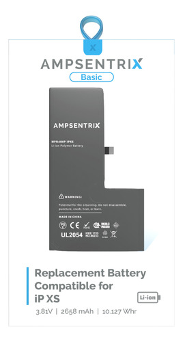 Bateria Ampsentrix Basic Para iPhone XS 