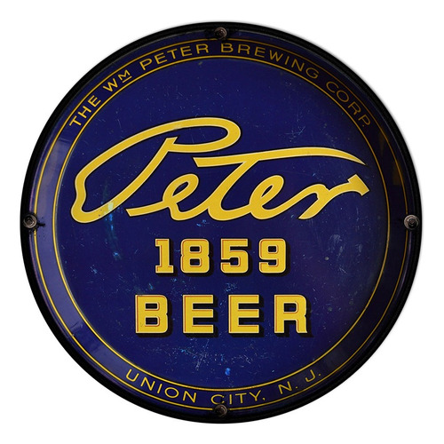 #446 - Cuadro Decorativo Vintage / Cartel Retro Beer Cerveza