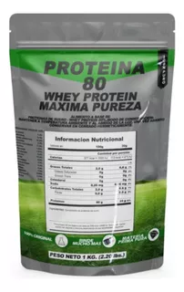 Whey Protein Suero De Leche Puro 80% Lacprodan 80 1kg