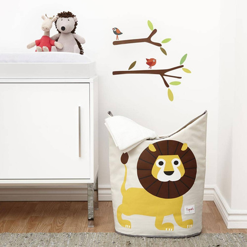 Imagen 3 de 3 de Contenedor Ropa Sucia Para Niños León 3 Sprouts
