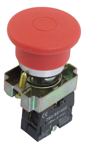 22 Mm Nc Rojo Seta Parada Emergencia Push Button Switch 600