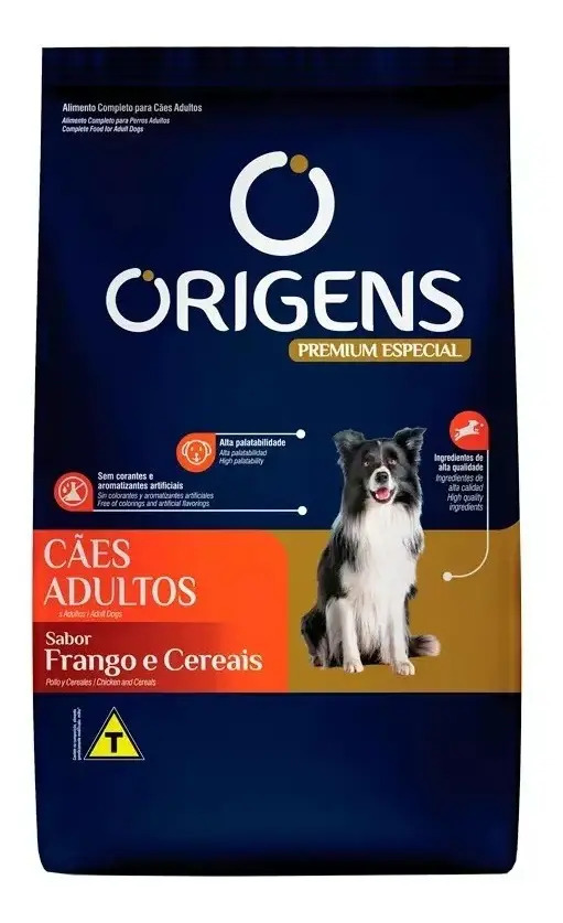 Ração Origens Premium Especial Cães Adulto Médio Grande 3kg