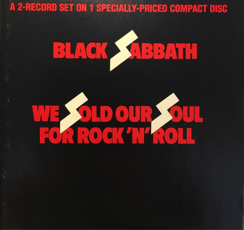 Cd Black Sabbath We Sold For Rock N Roll - Made In U S A