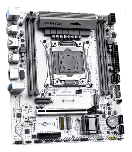 Kit Placa Mãe Jginyue C/tpm + Xeon E5 2680 V4 + 2x8 Gb Ram Branco