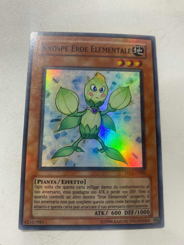 Elemental Hero Knospe Super Italiano Yugioh